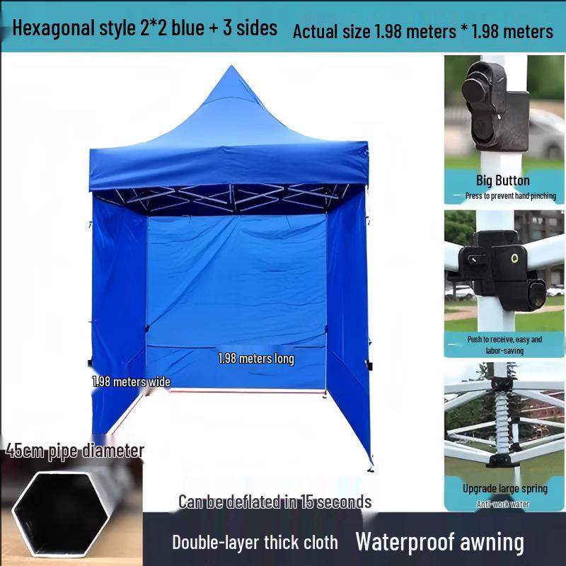 Heavy-Duty Folding Outdoor Pop-Up Canopy