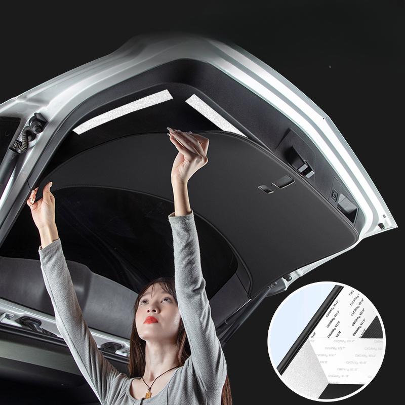 Fit Car Trunk Mat for For Cadillac XT4 XT5 XT6 2016-2025 Tailgate Boot Liner Pu Leather Waterproof Anti-Kick Accessories