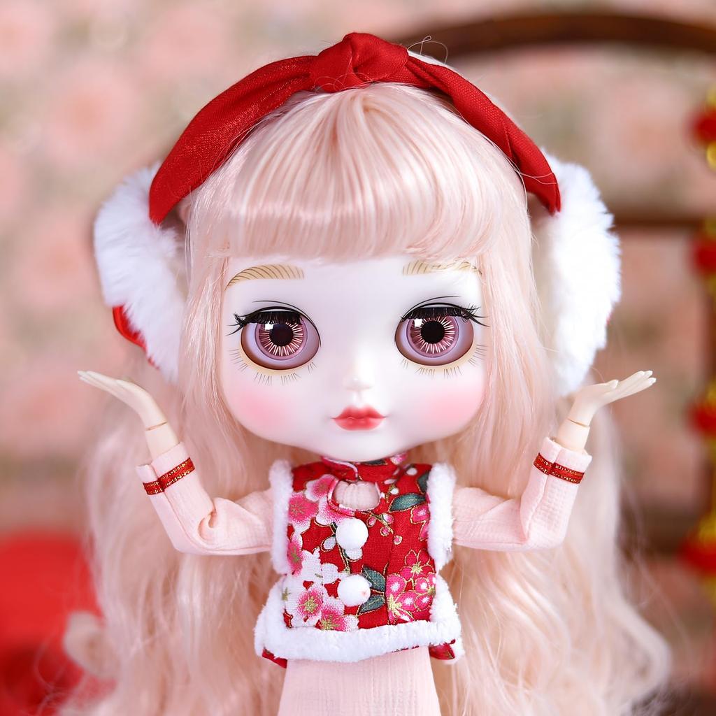 ICY Fortune Days 30 см Кукольное тело Милая кукла для практики BJD только с глазами, париком и сменными кистями рук, 4 варианта цвета, Смена, (17)