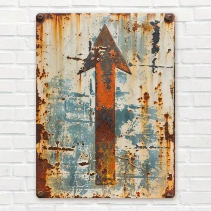 Декоративная металлическая настенная табличка 20x30 см Оловянная табличка Винтажное искусство