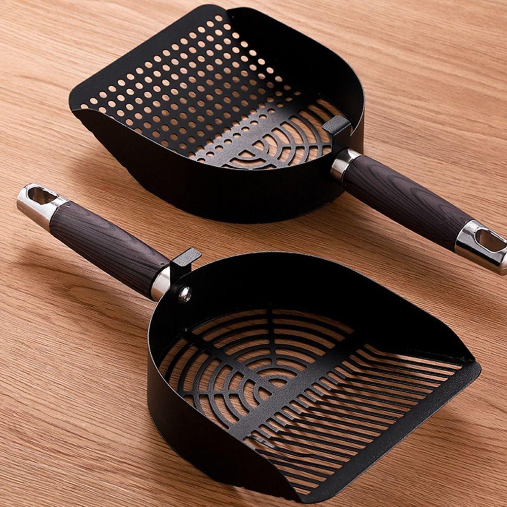 Deep Shovel Cat Litter Scoop Stainless Steel Toilet Garbage Picker Pet Cleaning