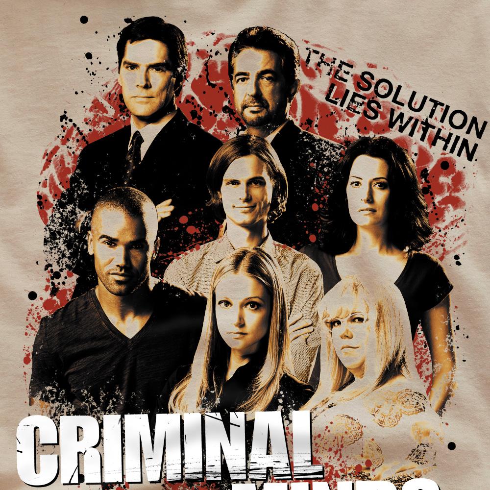 Мыслить как преступник Мужская футболка Решение внутри