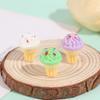 5Pcs Dollhouse Miniature Cute Resin Candy Sugar Ice Cream Pretend Play Toys