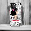Hot Mafalda Cover For iPhone X XR XS 11 12 13 14 15 16 pro MAX mini Phone Case Matte shockproof