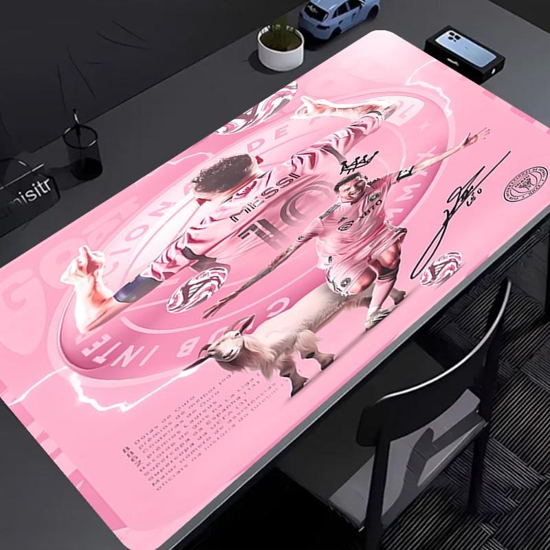 Inter Miami CF Mouse Pad - Non-Slip Rubber Base, Smooth Surface for Work,Gaming,Office,And Home Use, Desk Mouse Pad