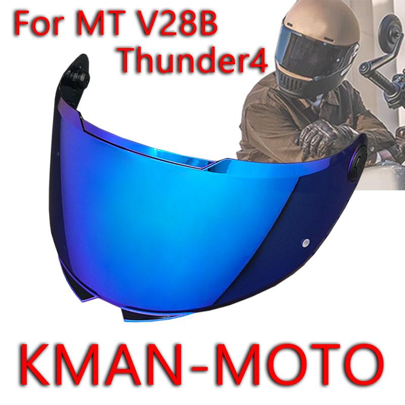 V28B Визор для шлема MT THUNDER 4 SV STINGER 2 MT-V-28B Щиток для шлема Очки Маска Часть шлема Аксессуары