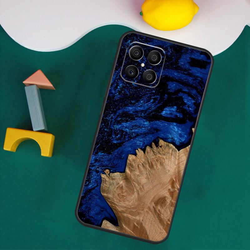 Кейс-путешественник из дерева и смолы для Honor 200 Pro 50 70 90 X9a X8a X8 X9 X8b X9c X9b Honor Magic 7 Lite 5 6 Pro Чехол