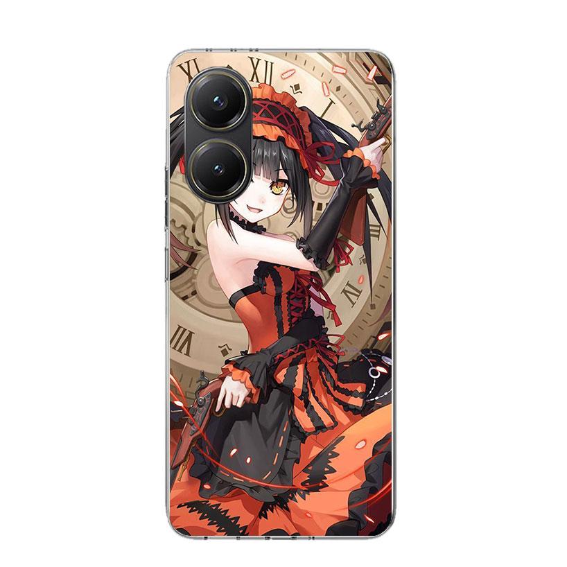 Чехол для телефона Date A Live Токисаки Куруми Для Xiaomi Poco X7 X6 X5 Pro F7 Ultra Redmi 15C 15 13 13C 12 12C 10 10A 10C 9 9A 9C 9T Co