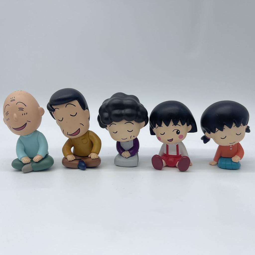 New Product In Stock Little Maruko Family Shoulder To Shoulder Second Round Blind Box Cute Desktop Ornament Doll Surprise Gift