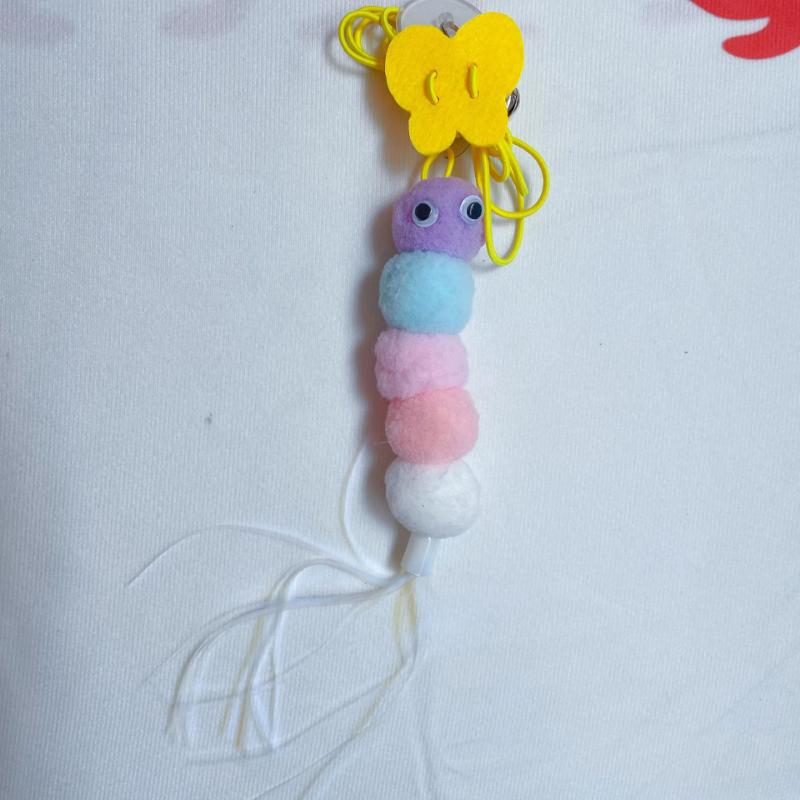 Simulation Caterpillar Cat Toy Cat Scratch Rope Mouse Funny Self-hey Interactive Toy Retractable Hanging Door Type Pet Supplies