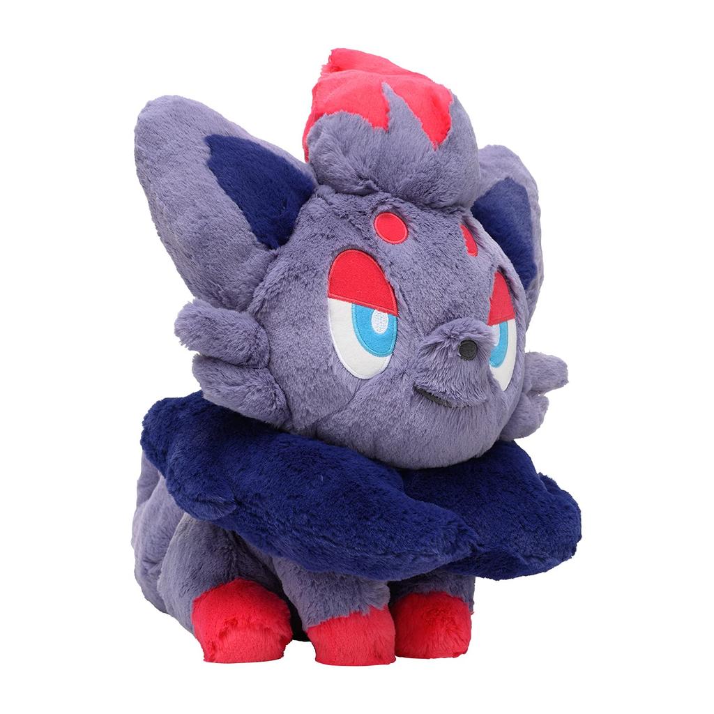 Оригинальная пушистая обнимательная игрушка из Pokémon Center Зоруа 39 x 29 x 33 см (В x Ш x Г)