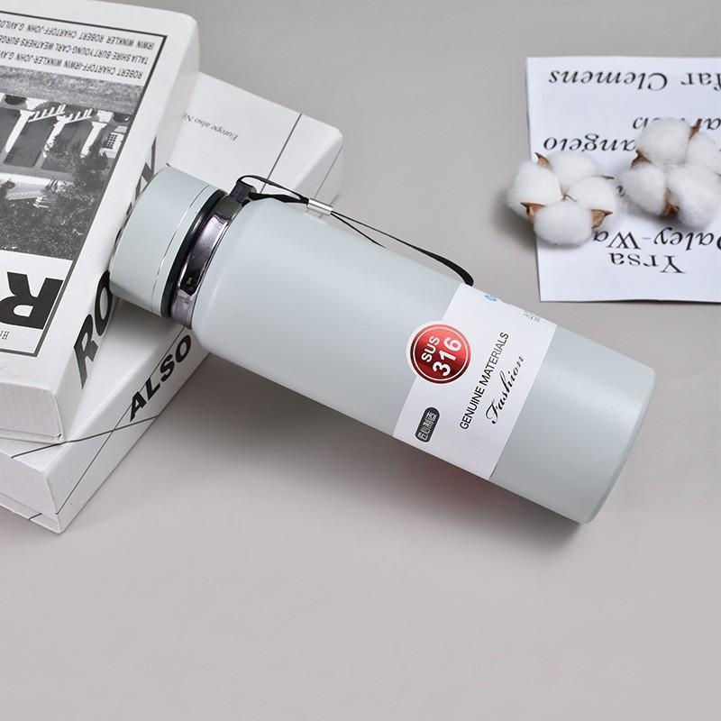 Термос-кружка из нержавеющей стали 316 Sun Pot с подъемной веревкой, большой вместимости, чайник для альпинизма, дорожный термос, бизнес-чайник