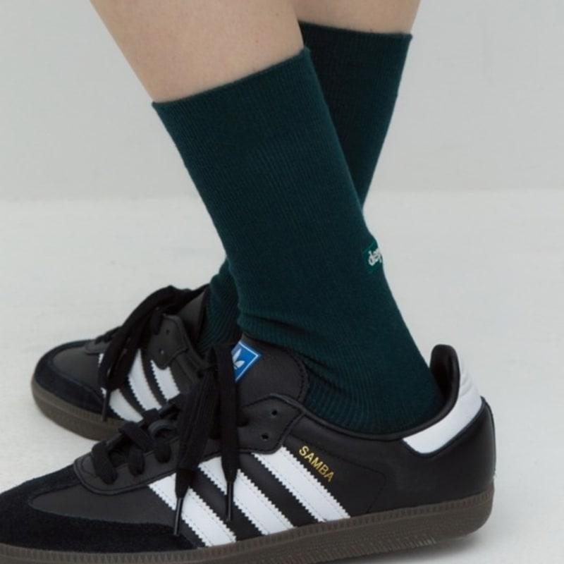 DEPOUND essential rib socks - green