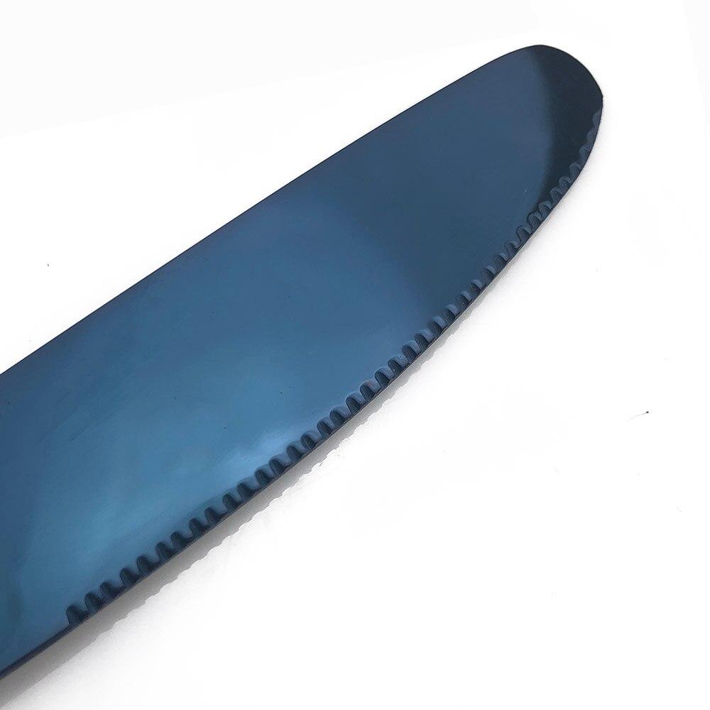 4Pcs/Set Colorful Flatware Light Portable Stainless Steel Blue Knife Forks Spoons Dinner Western HQ Picnic Rainbow Cutlery Set