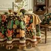 Print Tablecloths For Dining Table Round With Tassels High -End Coffee Tea Table Cover Party Events Home Decor