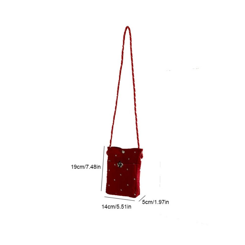 Flower Printed Pleated Cloud Crossbody Bag Lightweight Folded Slant Bag Phone Shoulder Bag  Daily