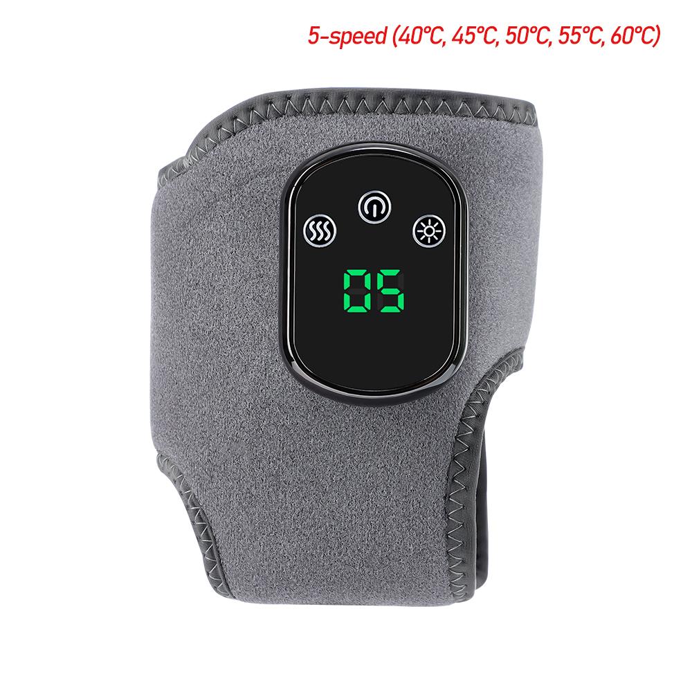 Электрический массажер для ног Вибрация Расслабление Массажер для лодыжек Теплый Горячий Компресс Бандаж для лодыжки Поддержка при растяжении суставов Защита лодыжки