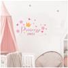 [R3411] - Sheet of Princess 'First Names' Stickers (to Personalize) - 40x30cm
