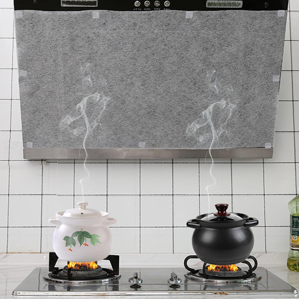 Одноразовые фильтрующие листы Удобные и эффективные жиропоглощающие бумаги Простая установка для кухонной вентиляции