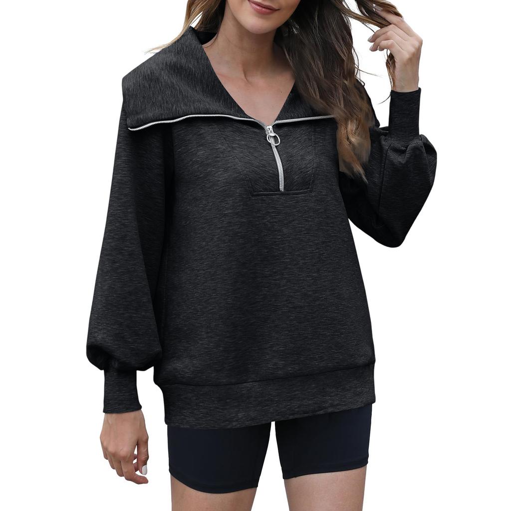Womens Casual Long Sleeve Drawstring Sweatshirt Pullover Tops Loose Oversized Clothes