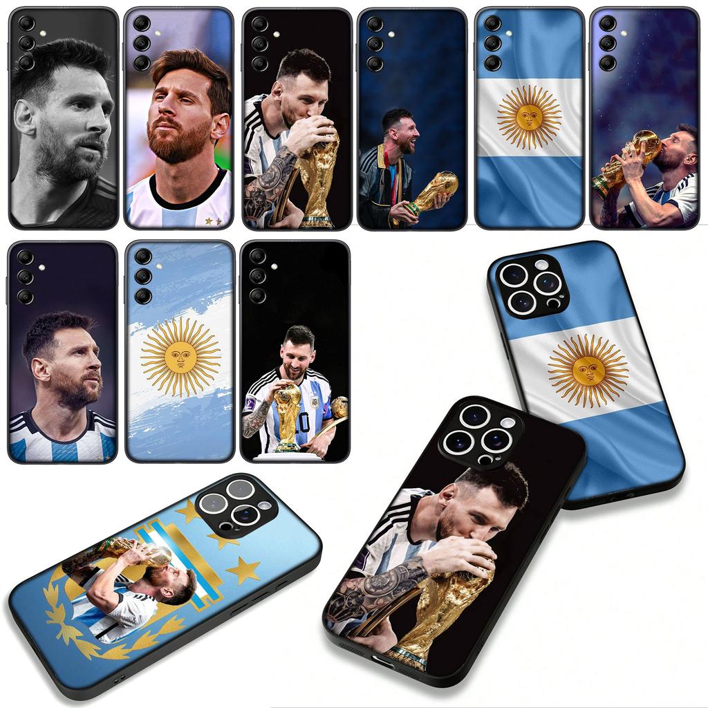 Флаг Аргентины Футбол Номер 10 Чемпион для Samsung Galaxy A36 A17 A26 A07 A35 A54 A53 A13 A33 A34 S20 S21 FE S10 Plus Чехол