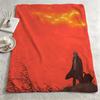 anime M-Mushishi-i Throw Warm Soft Flannel Blanket, Multi-use for Sofa Bed Camping Travel Nap