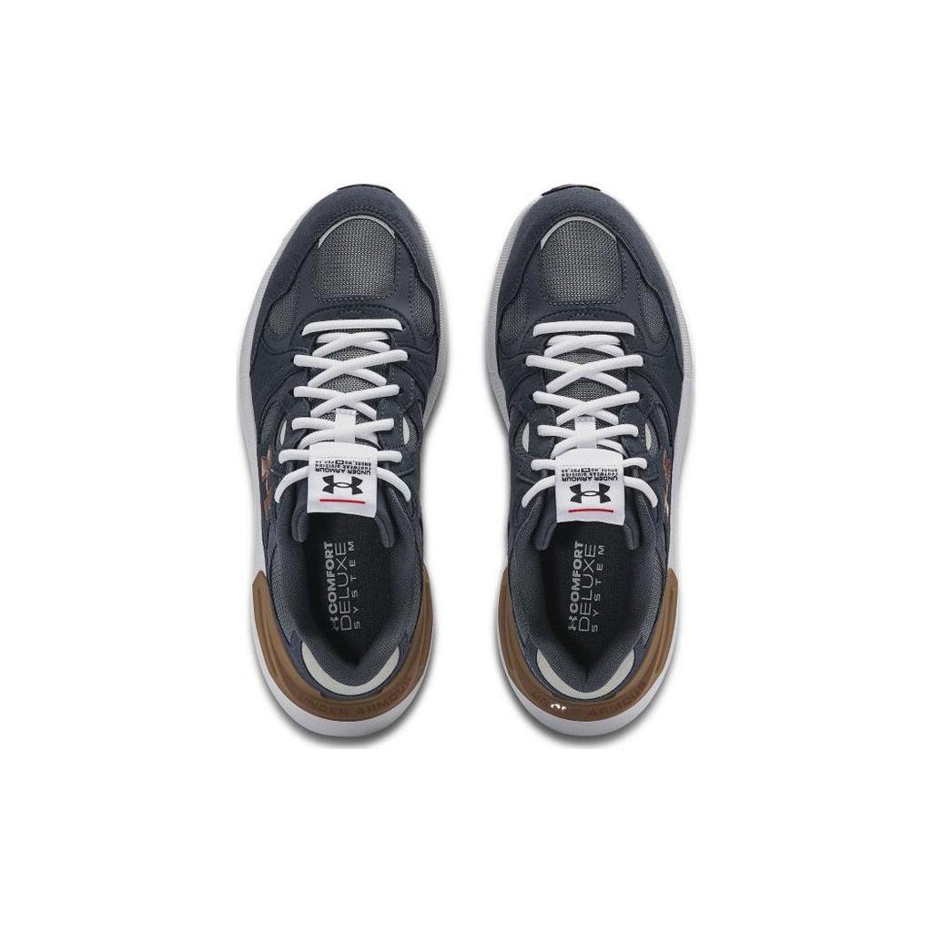 Under Armour Phantom Lux Comfortable Stylish Shock Absorbing Durable Breathable Low Top Running Shoes Unisex Sneakers Gray 3028615-105