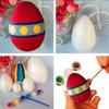 Gifts Kids Favors Wedding Decor Oval Tools DIY Painting White Craft Balls Drop Shape Foam Flower
