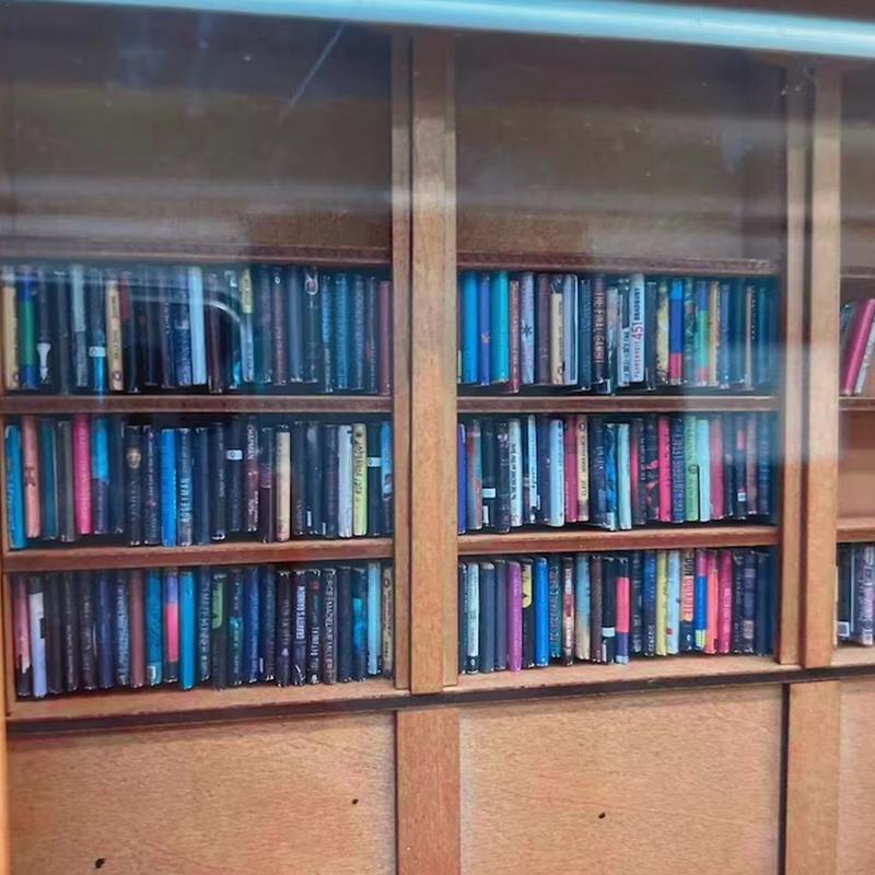 Сенсорная Книжная Полка Мини Деревянная Книжная Полка для Снятия Тревоги Книжные Полки для Встряхивания Сенсорные Игрушки Снятие Стресса Книги Встряхивающая Непоседливая Книжная Полка