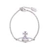 Vivienne Westwood Seasonal Limited Diamond Blue/Silver Chain Bracelets Women's 6102003202W388