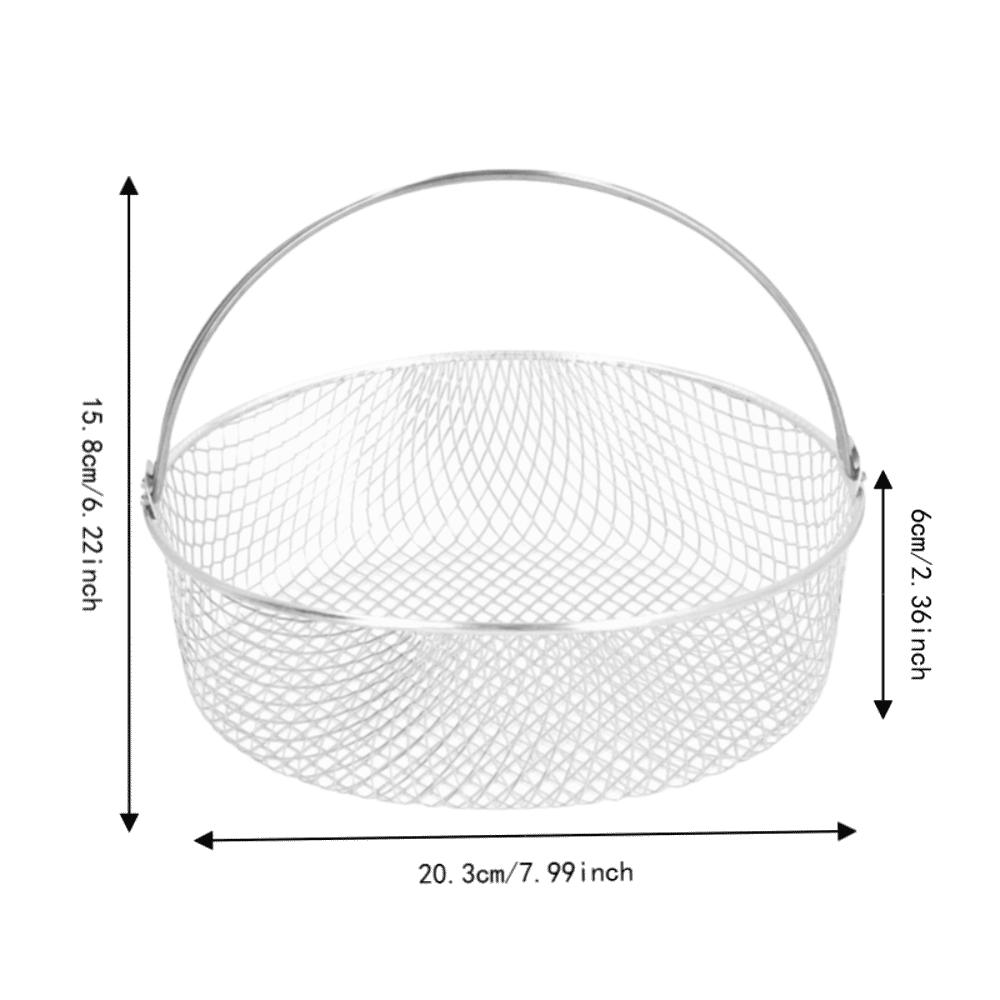 With Handle Stainless Steel Fry Basket Stainless Steel Fry Grill Basket French Fries Serving