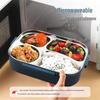 MAXCOOK 304 Stainless Steel 5-Compartment Lunch Box