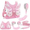 Toddler Safety 3-in-1 Harness: Anti-Lost Wrist Link, Safety Belt Leash, and Traction Strap