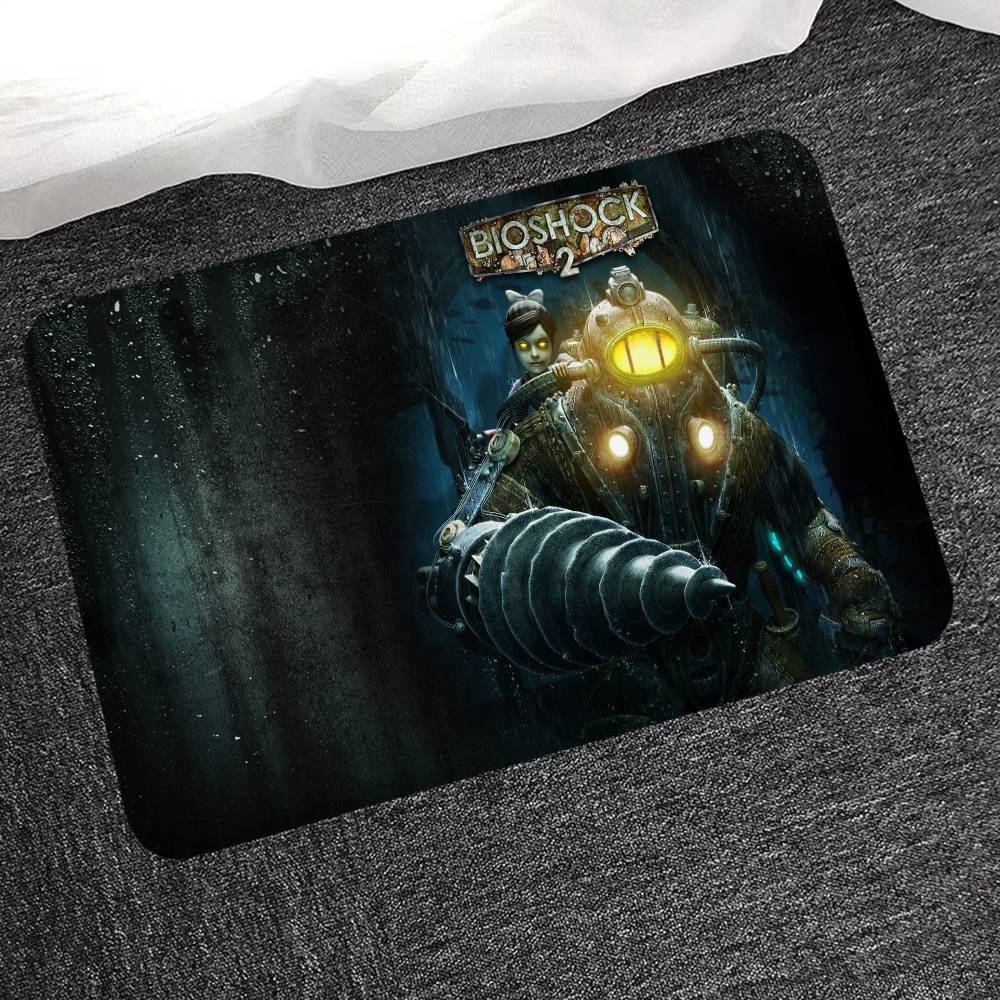 Видеоигра B-BioShock Коврик для пола Скандинавский стиль Домашний придверный коврик Коврики для ванной-туалета Коврик для декора спальни/отеля