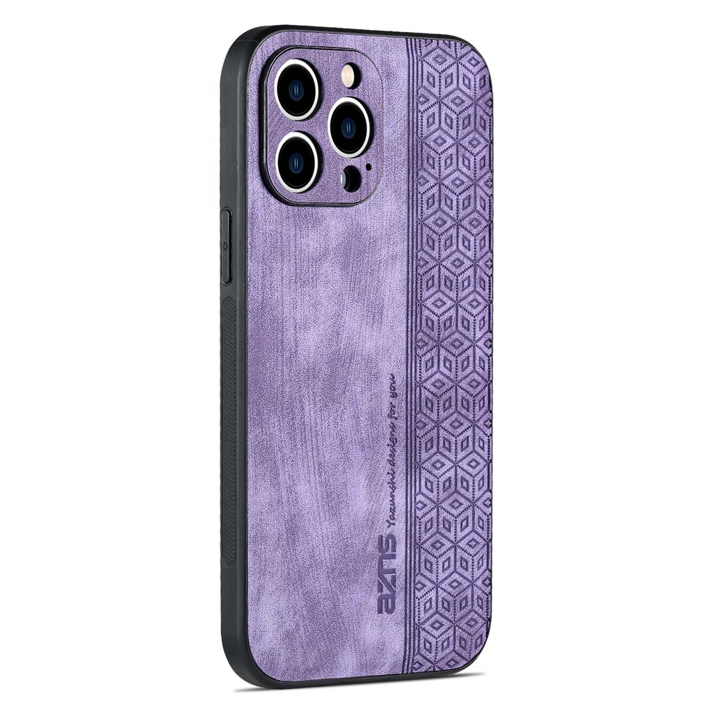 For iPhone 16 Pro Case Protective PU Leather Covered TPU Phone Shell