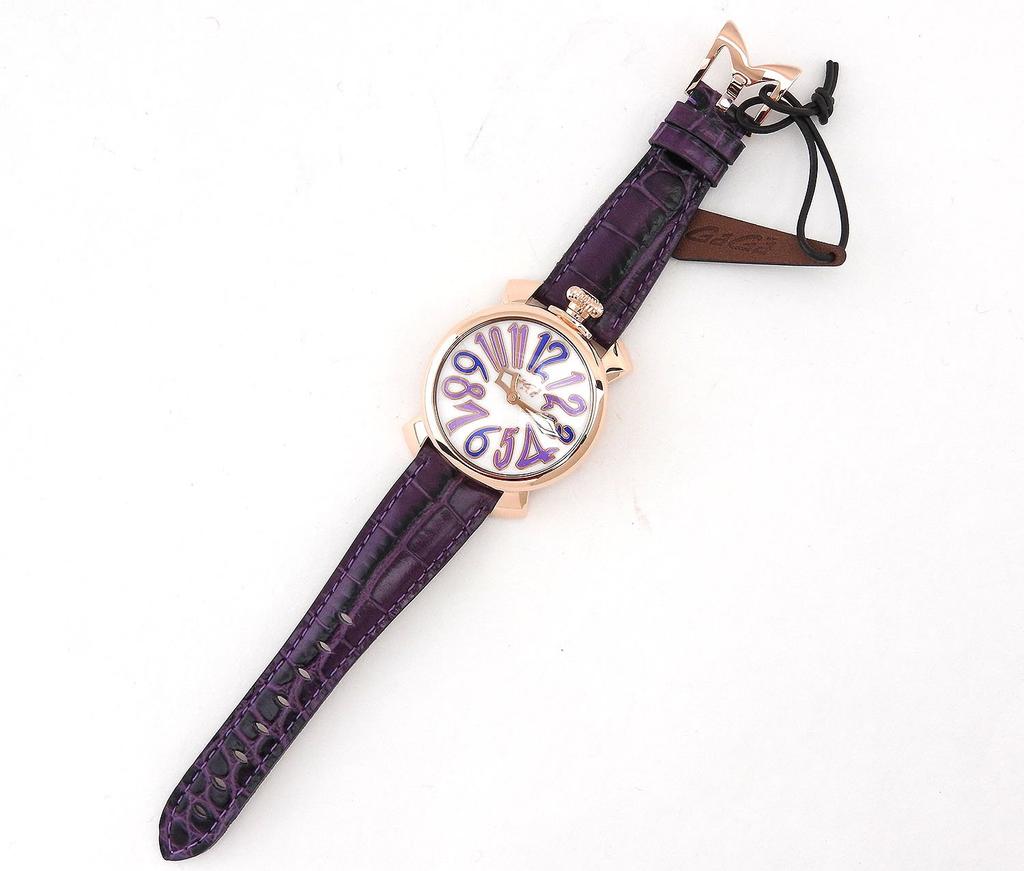 GaGa Milano MANUALE 40MM 18K PVD Manuale среднего размера часы 5021.4 мужские [Товар]