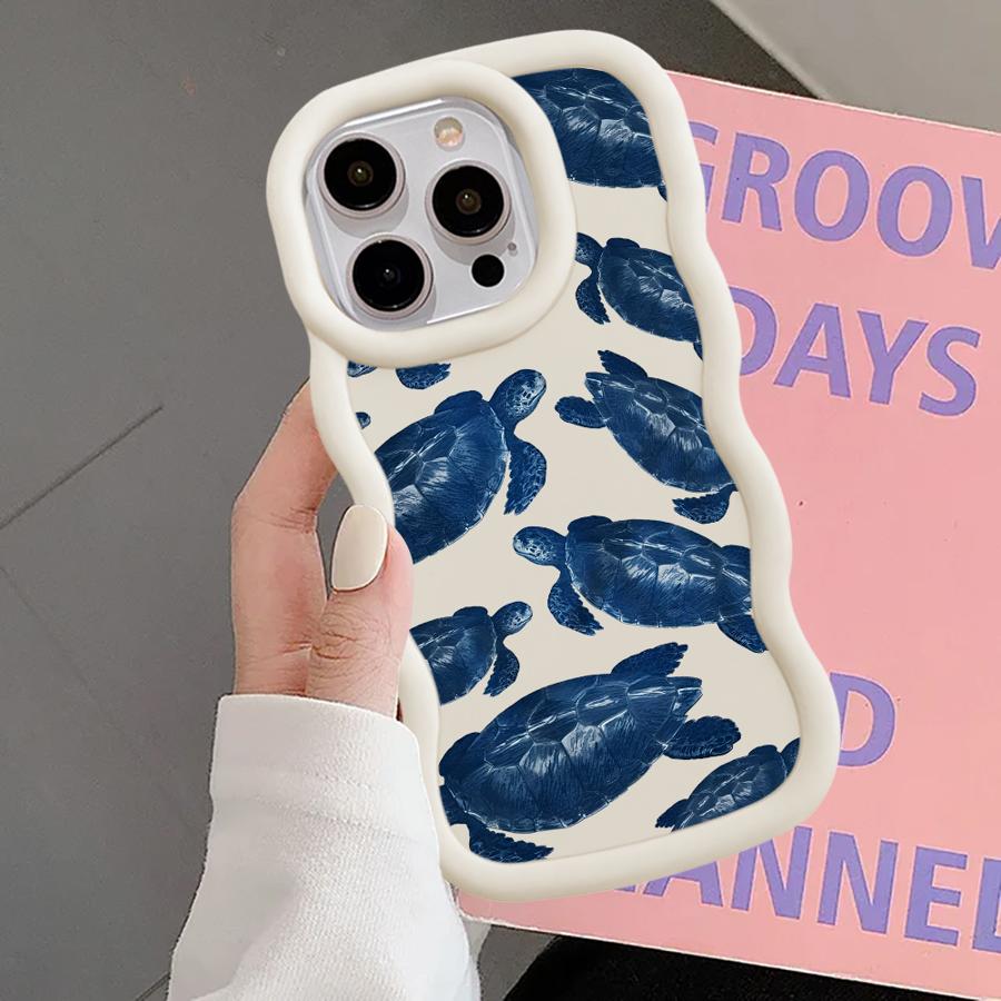 Морские Животные Мягкий Чехол для Телефона для iPhone 13 15 Plus 17 Air 16 Pro Max 14 8 11 XR 12