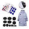 5Pcs Puffer Down Jacket Repair Patch Self Adhesive Waterproof Stick On Patches Waterproof Tear-Resistant Fabric Patches