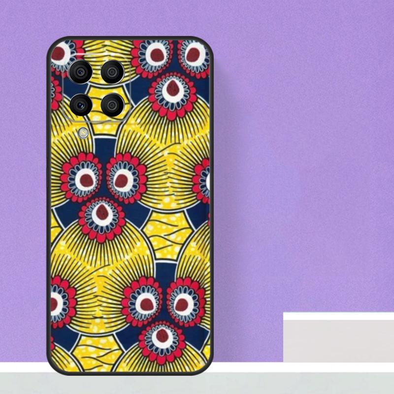 African Wax Print Design For Samsung Galaxy M21 M51 M12 M32 M52 M13 M23 M33 M53 M34 M54 M30s M31s M15 M55 M20 Case