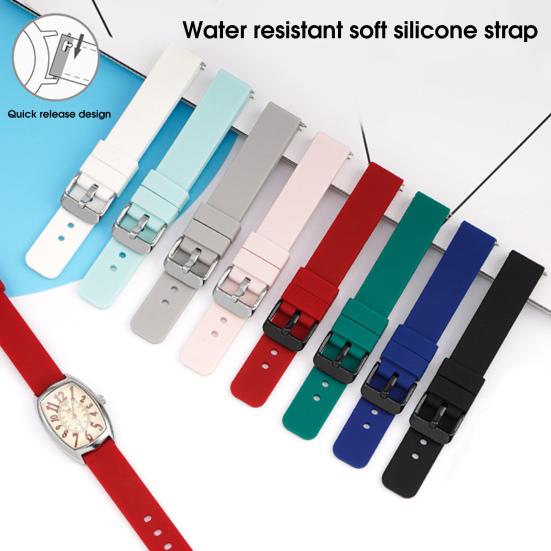 Ремешок для часов Супермягкий Износостойкий Гибкий Гипоаллергенный Простая Установка Быстросъемный Силиконовый Ремешок для Часов Аксессуары для Часов