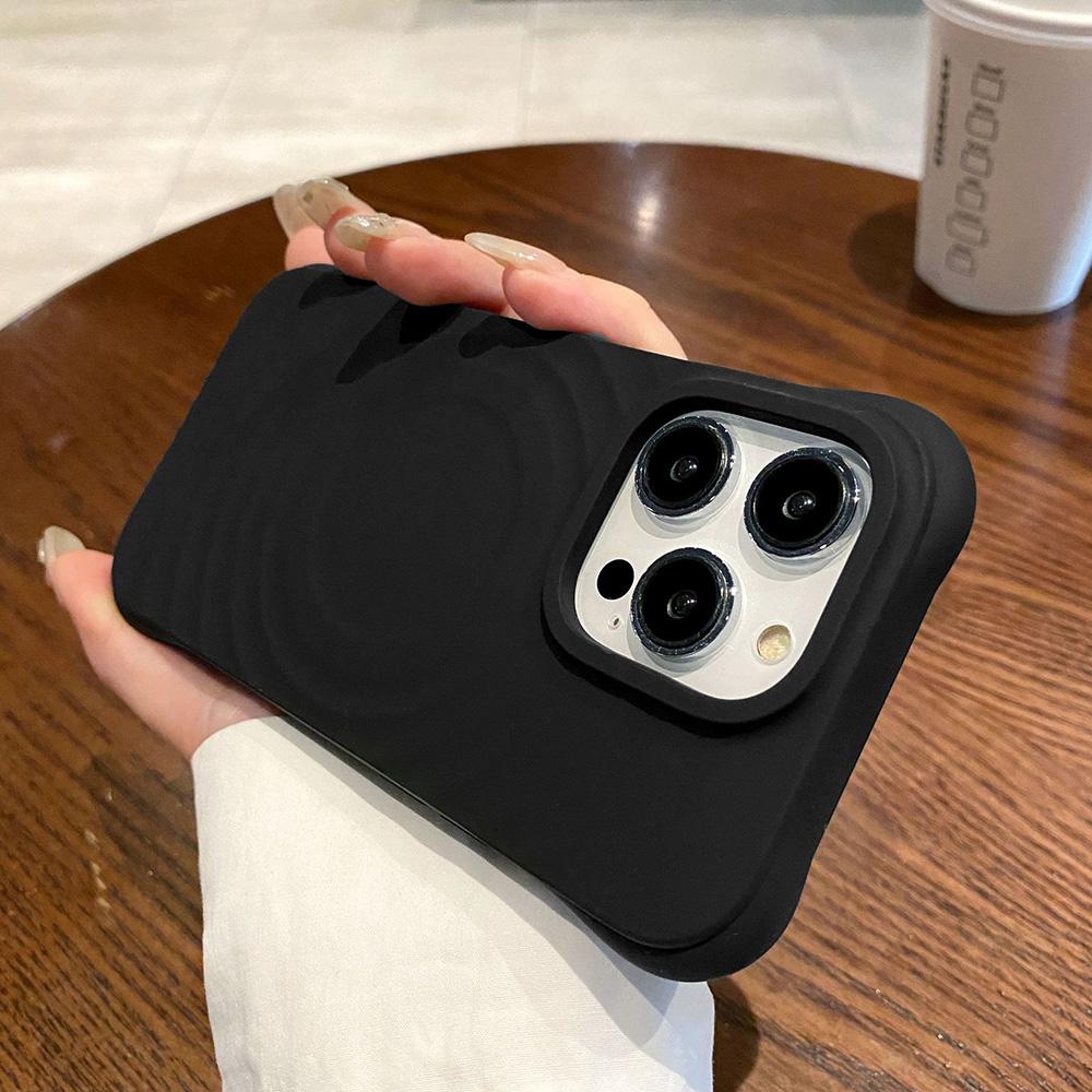 Magnetic Wireless Charging Phone Case For iPhone 16 Pro Max 17 Air 15 13 14 12 11 Pro Case Silicone For Magsafe Protection Cover