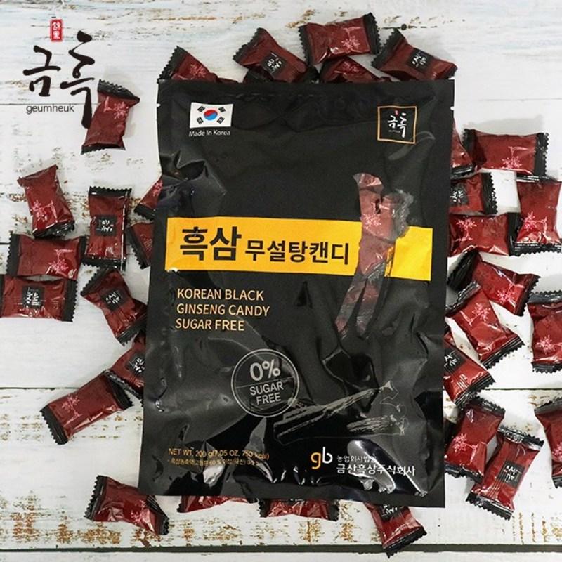 Geumheuk sugar-free black ginseng candy 200g, 200g, 1 piece
