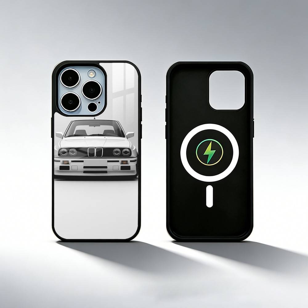 E30 CAR Чехол для телефона для iPhone17,16,15,14,13,12,11 Plus,Pro Max Магнитный для Magsafe Беспроводной зарядки