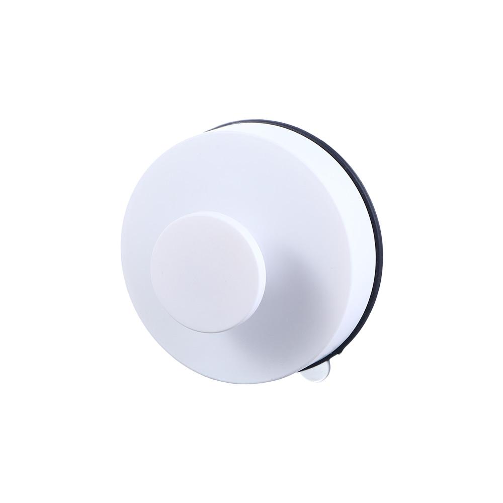 Punch-free Vacuum Seamless ABS Wall Hanger Clothes Hook Bathroom Organizer Suction Cup Hooks