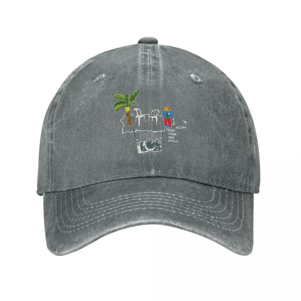 DTMF Debi Tirar Mas Fotos Unisex Women Baseball Caps Bad Bunny 2025 New Album Distressed Denim Caps Hat Retro Outdoor Golf Sun Cap