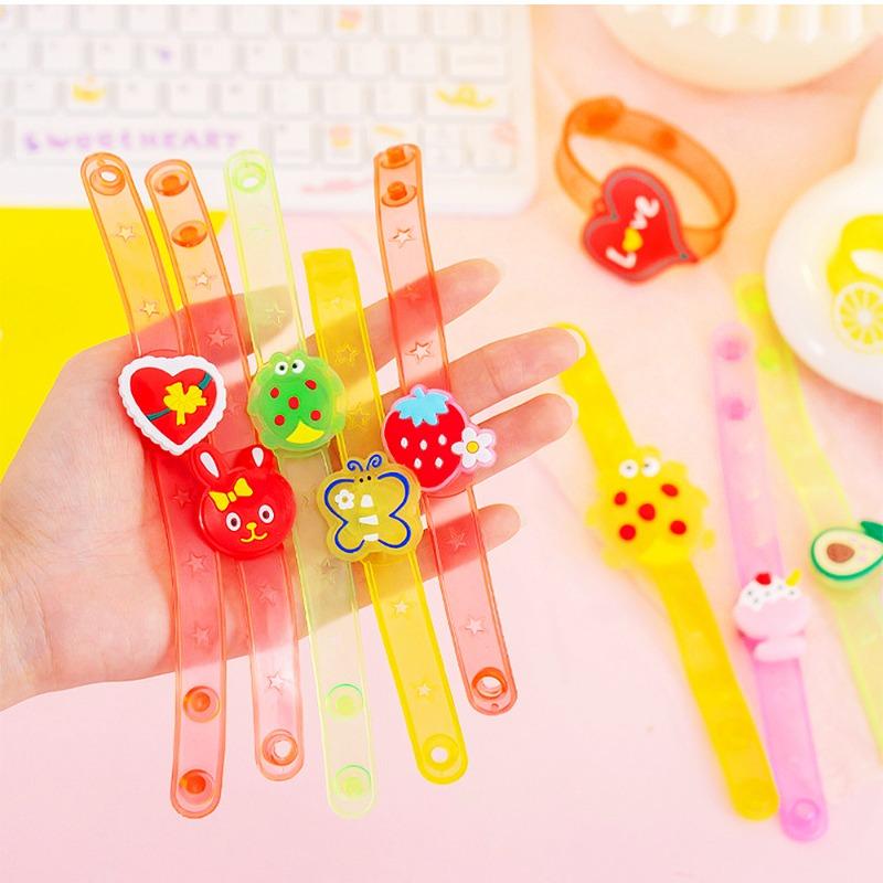 6PCS Kids Birthday Party Supplies LED Cartoon Light Up Watch Toys Boys Girls Wedding Guest Souvenirs Christmas Party Gifts Pinata