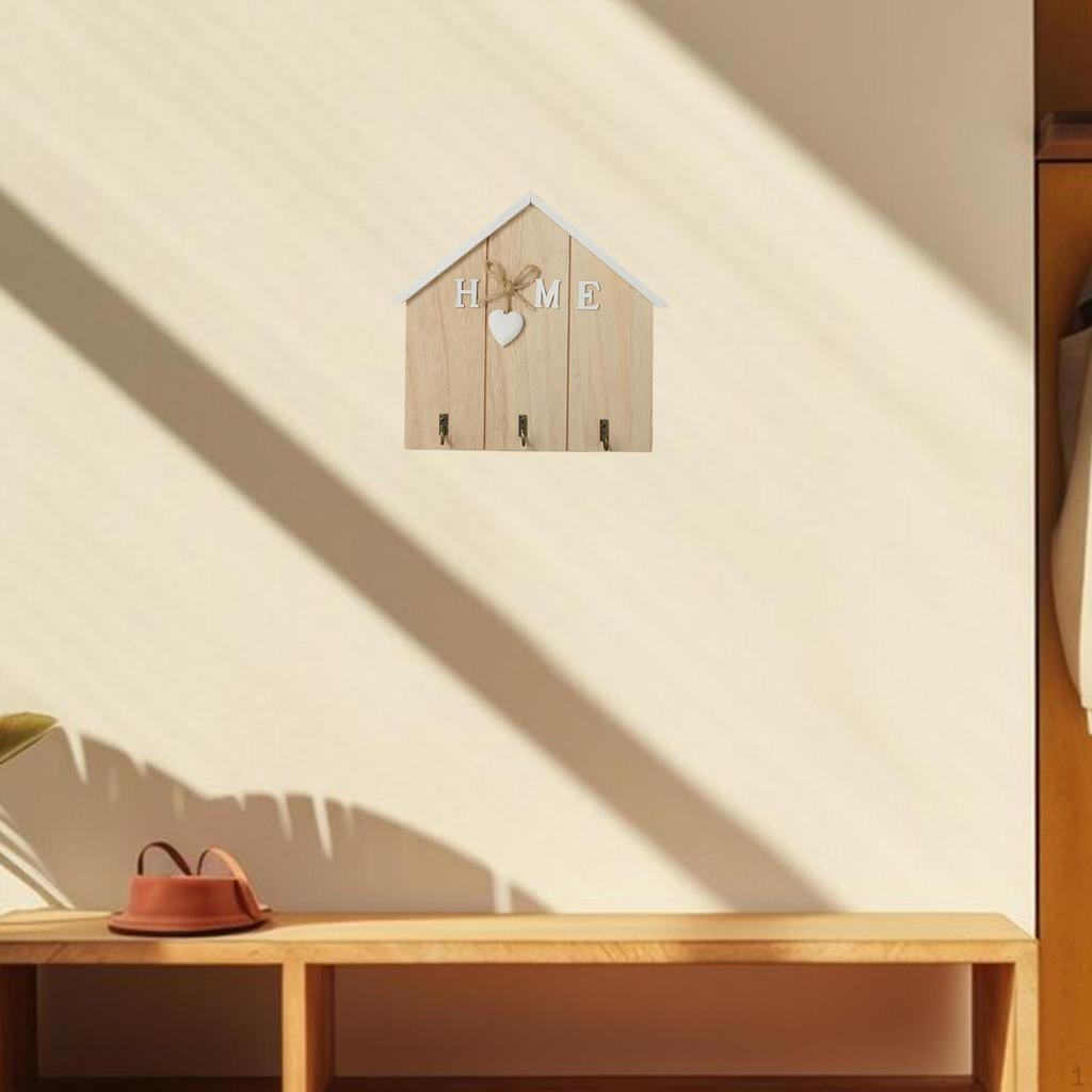 Key Holder with 3 Hooks for Home And Office