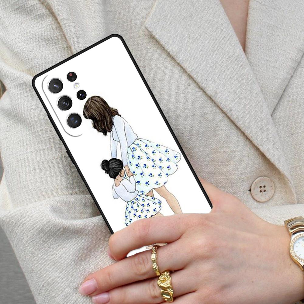 Чехол для телефона "Мама и Дочь" для Samsung Galaxy S26 Ultra S25 S24 S23 S22 S21 S20 Note10