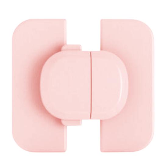 Refrigerator Lock Strong Adhesive Non-destructive Anti-opening Paste Firmly One Click Unlock Removable Child Safety Lock Living Room Supply