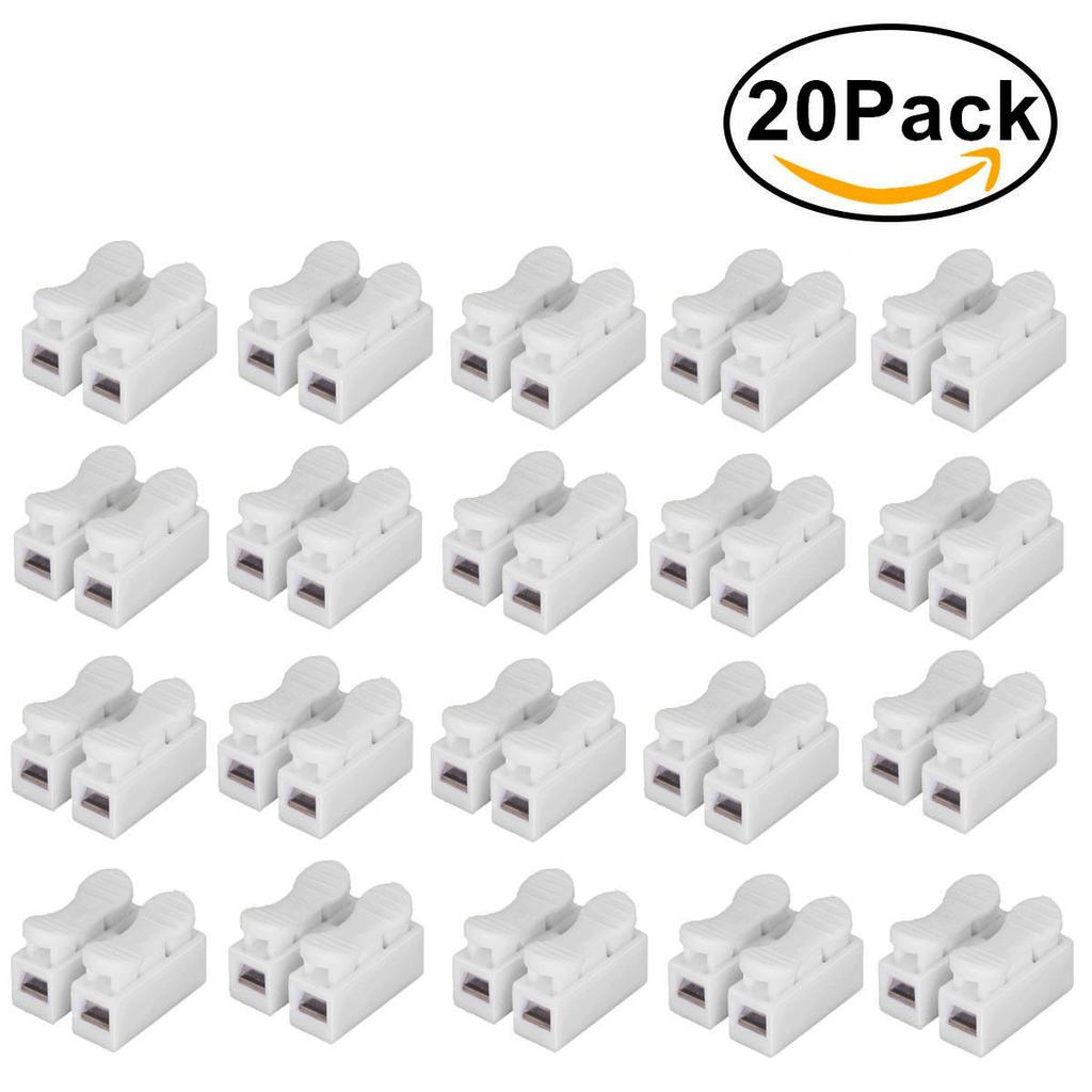CH2 Spring Connector 20Pcs Block Cable Clamp Light